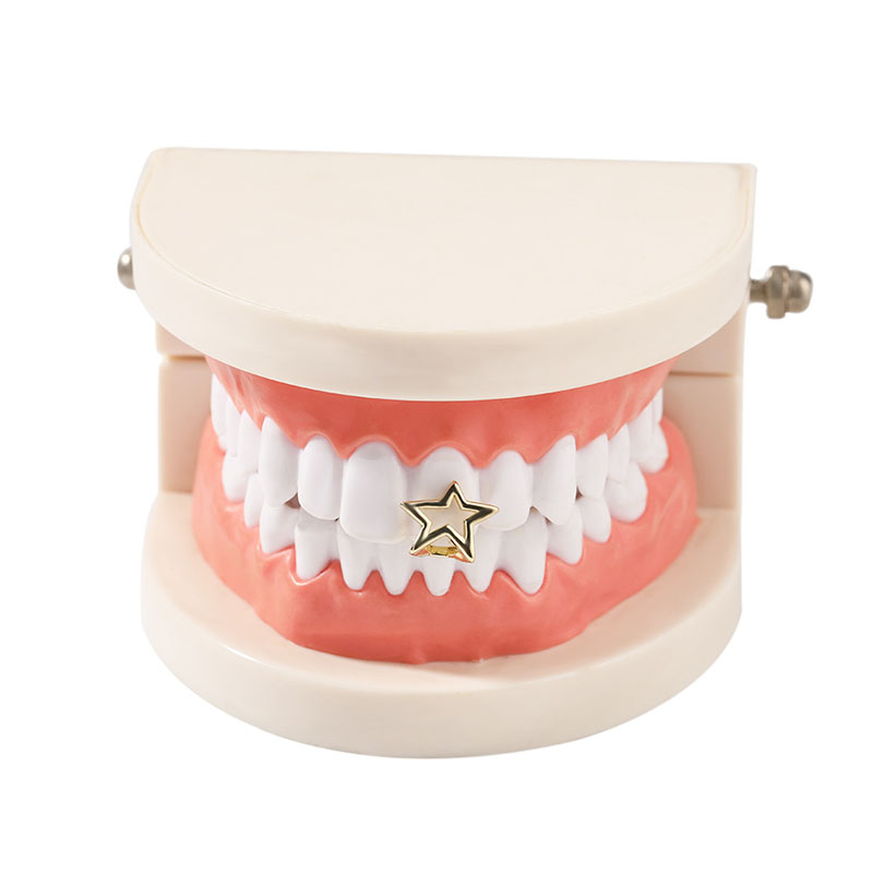 할로윈 불규칙한 중공 오각형 스타 치아 Grillz 힙 - Streetwear Brand Hats 리뷰 및 가격