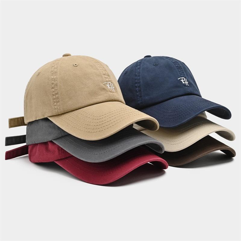 RH 레터 자수 야구 모자 조절 가능한 여름 캐주얼 모 - Streetwear Brand Hats 리뷰 및 가격