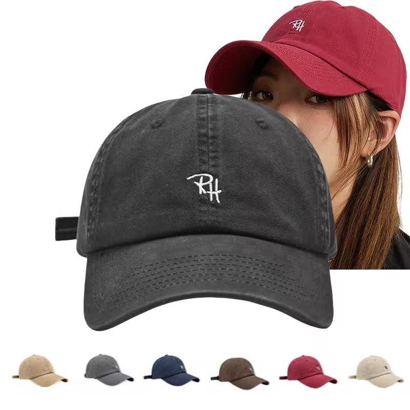 RH 레터 자수 야구 모자 조절 가능한 여름 캐주얼 모 - Streetwear Brand Hats 리뷰 및 가격